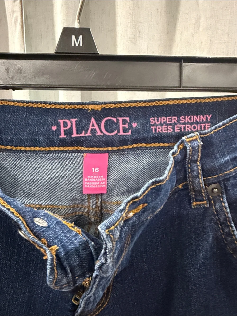 The Children's Place Girls' Dark Blue Skinny Jeans